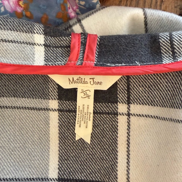 Matilda Jane Black and White Plaid Jacket - Picture 3 of 3